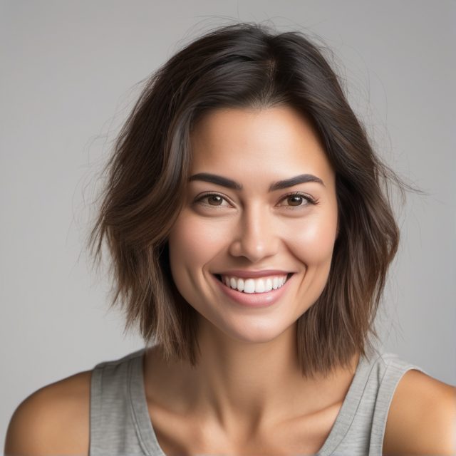 AI-generated portrait of Mika, a fictional character
